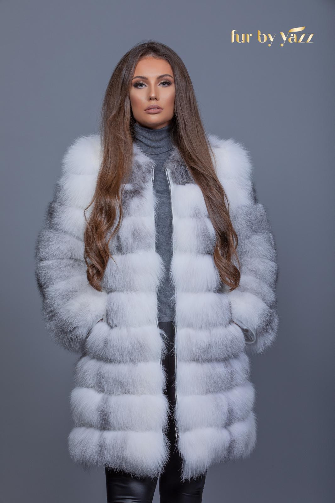 Fur Long Snow White Coat - Fur By Yazz - furbyyazz.com